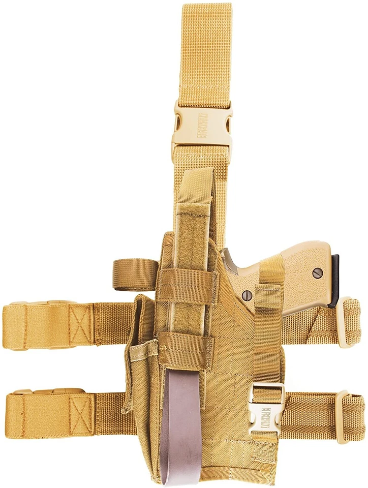 Blackhawk Omega VI Elite Dropleg Holster for Sig 228 & Glock LH - 40QD02DE - Image 1 of 1