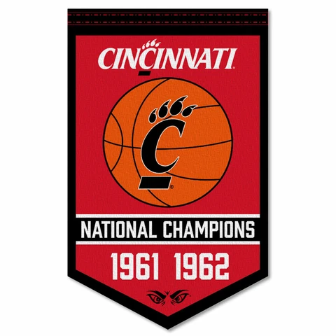 Cincinnati Bearcats Basketball National Champions Banner Flag Cover
