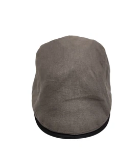 All American Stetson Marrón Cabbie Look Retro Periódico Niño Gorra Lino Algodón L/XL - Imagen 1 de 9