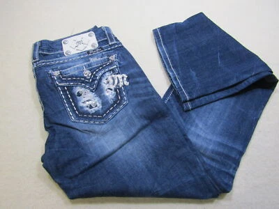 Pantalones de mezclilla elásticos Miss Me para mujer corte regular pierna W27/L33 UK 9 REF (A32492) Foto 1 de 4