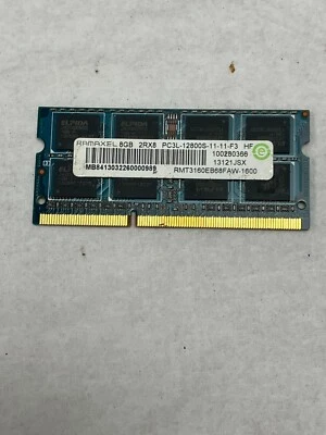 8GB DDR3-1600 SODIMM Ramaxel RMT3160EB68FAW-1600 Laptop Memory RAM - Image 1 of 3