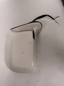 1996-2002 Toyota 4Runner Right Passenger Side Mirror WHITE OEM FIXABLE BROKE - Picture 1 of 12