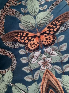 ~4.2 Mtr Emerald Forest Jacquard Fabric~RRP £66.00 per M~Clarke & Clarke~ - Picture 1 of 13