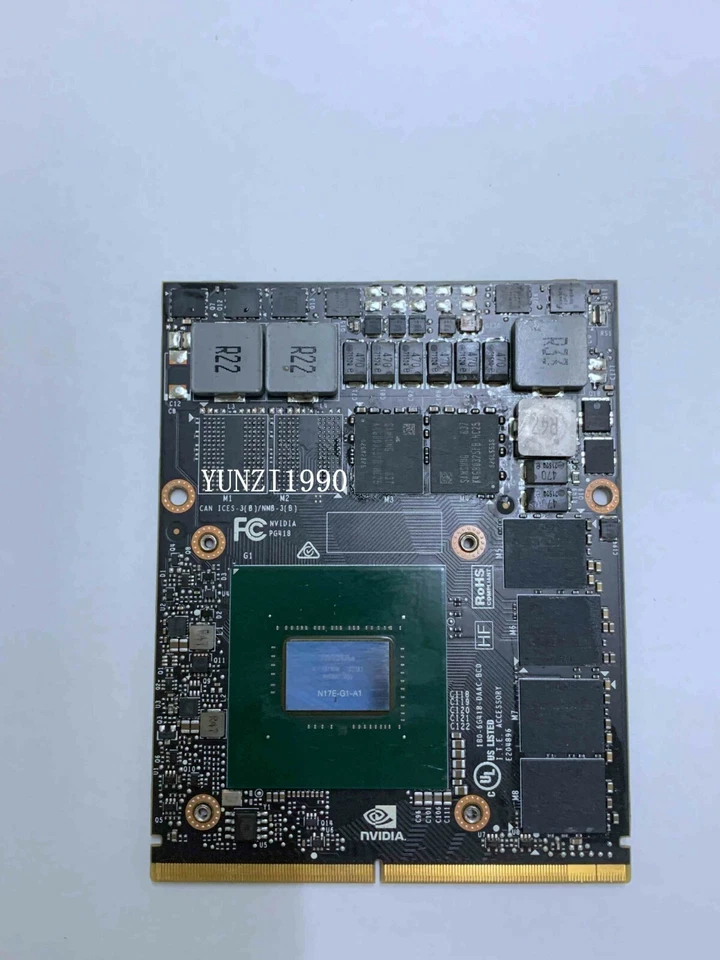 NEW Nvidia GeForce GTX 1060 6GB DDR5 MXM 3.0 Type B for Alienware Clevo MSI DELL - Image 1 of 3