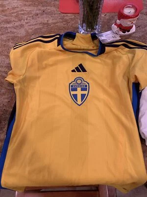 Adidas Women's Sweden Soccer Jersey - Size S - GK5764 - Image 1 of 2