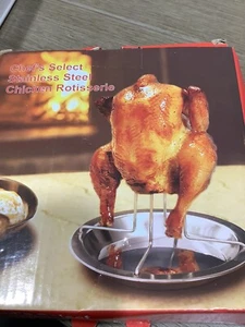 Asador de Pollo Acero Inoxidable Asador de Pollo Nuevo Caja Abierta - Imagen 1 de 2