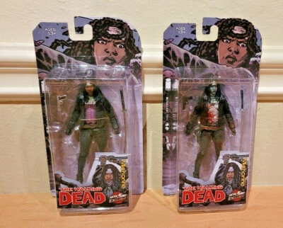 SDCC 2015 The Walking Dead McFarlane Toys Skybound EXCLUSIVO MICHONNE Juego de dos Foto 1 de 2