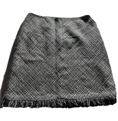 Falda Apostrophe Talla 14P Tweed Longitud 22” Cremallera Mezcla Lana Nevera #ST1 Foto 1 de 4