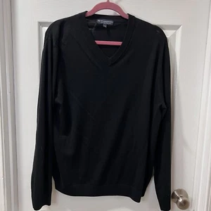 Hart Schaffner Marx Herren Langarm Pullover extrafeine Merinowolle V-Ausschnitt Gr. L - Bild 1 von 6