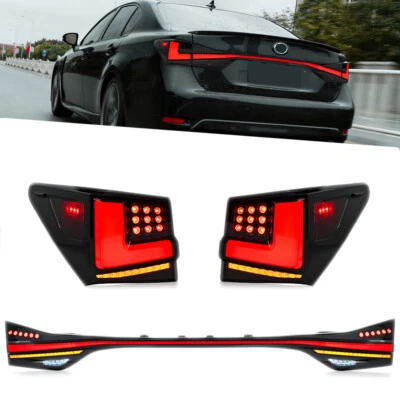Luz trasera LED apta para Lexus GS350 GS200t GSF 2012-2020 conjunto de lámpara trasera humo Foto 1 de 4