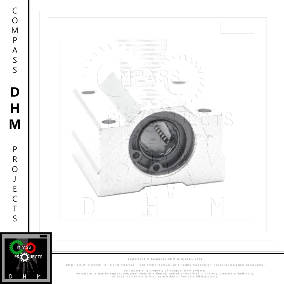 SENZA MARCA Cuscinetto lineare sc12uu linear motion SCS12UU 42*28*36 mm 3D CNC SC12 SCS12
