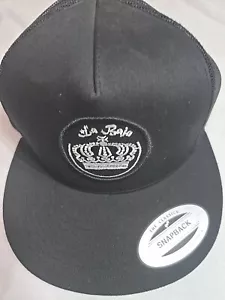 La Baja Crown Logo Embroidered Adjustable Hat Cap Snapback OSFM NWOT By Yupoong - Picture 1 of 7