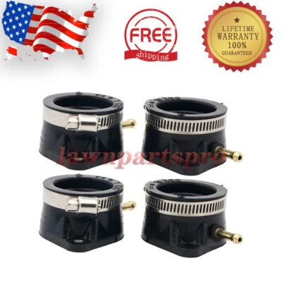 4PCS Intake Manifold Boots Fits Kawasaki KZ1000A KZ1000B KZ1000D KZ1000C KZ1000E Foto 1 de 4