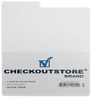 CheckOutStore White Plastic Record Dividers for 7
