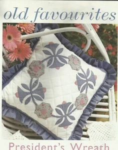 E0209 PRESIDENT'S WREATH PILLOW QUILT PATTERN/INSTRUCTIONS - Picture 1 of 1