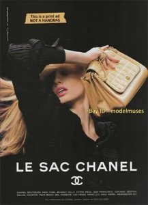 CHANEL Handbags 1-Page Magazine PRINT AD Fall 2000 NATASA VOJNOVIC - Picture 1 of 1