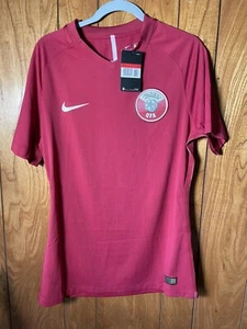 NWT Qatar National Jersey Nike Football Soccer Large Shirt Home QFA 2016 Mens - Picture 1 of 6