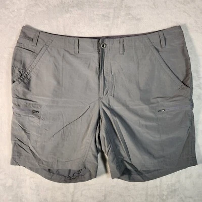Pantalones Cortos Carga ExOfficio Para Hombres Talla 42 Gris Nylon Gorpcore Caminata Campamento Peces Vacaciones Foto 1 de 4