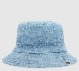 Sombrero con cubo floral Chambray Jacquard Pretty Green para hombre, talla S/3 - Imagen 1 de 4