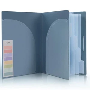 Document Organizer Folio 5 Pocket Expanding File Folder Accordion File Organi... - Picture 1 of 7