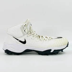 Nike Force Savage Pro Shark WIDE 'White Black' Football size 20 READ - Picture 1 of 7