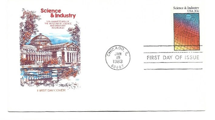 2031 Science & Industry, Farnam, HF,  FDC - Image 1 of 1