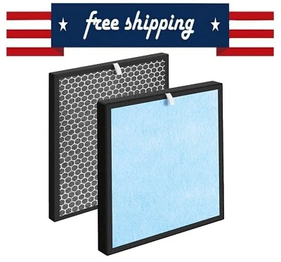 Juego de filtros de carbono + HEPA 4 en 2 para purificador de aire inteligente Hathaspace HSP001 Foto 1 de 4