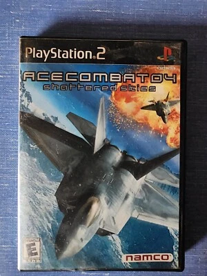 Ace Combat 04 4: Shattered Skies (PlayStation 2, PS2 2001) CIB Black Label Good - Image 1 of 4