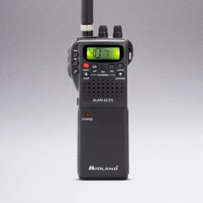 MIDLAND ALAN 42 DS CB HANDFUNKGERÄT 4 Watt AM/FM NEUE Version 2018 C1267 X - Bild 1 von 3