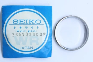 Seiko 285V09GCSF Glas Crystal Glass Uhrenglas Verre Original für 5206-6090 NOS - Bild 1 von 2