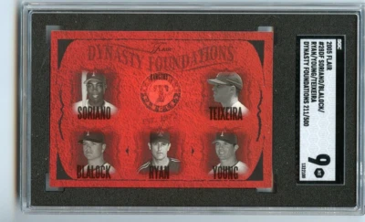Flair Dynasty Foundations 2005 Nolan Ryan #28DF 💥💥🎆SGC grado 9 #211/500 Foto 1 de 2