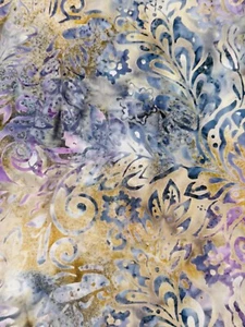 SALE, QUILTING , Fabric-QUILTING Batiks, Artisian -by  PIECE 25" x 43" - Picture 1 of 1