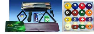 8' Cuetec Deluxe Pool Table Accessory Kit -TM - Cuetec Ball Set -Naugahyde Cover - Picture 1 of 1