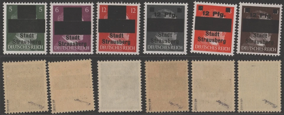 Selos apagados da Alemanha Strausberg - MH C86 - Imagem 1 de 1