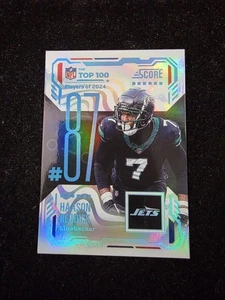 2025 Score Football Top 100 #87 Haason Reddick SP Fall trifft New York Jets - Bild 1 von 2