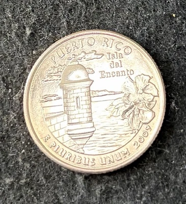 2009 D Puerto Rico Quarter Circulated - Image 1 of 2