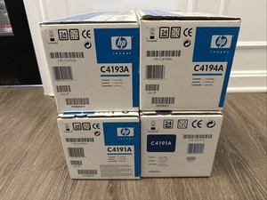 New HP OEM Toner C4191A C4193A C4194A 4500 4550 2 Black / 1 Magenta / 1 Yellow - Picture 1 of 3