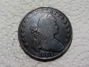 Replica Dollaro Argento 1801 Sembra Spaventosamente Incredibilmente Originale DA VEDERE! D13 - Foto 1 di 3