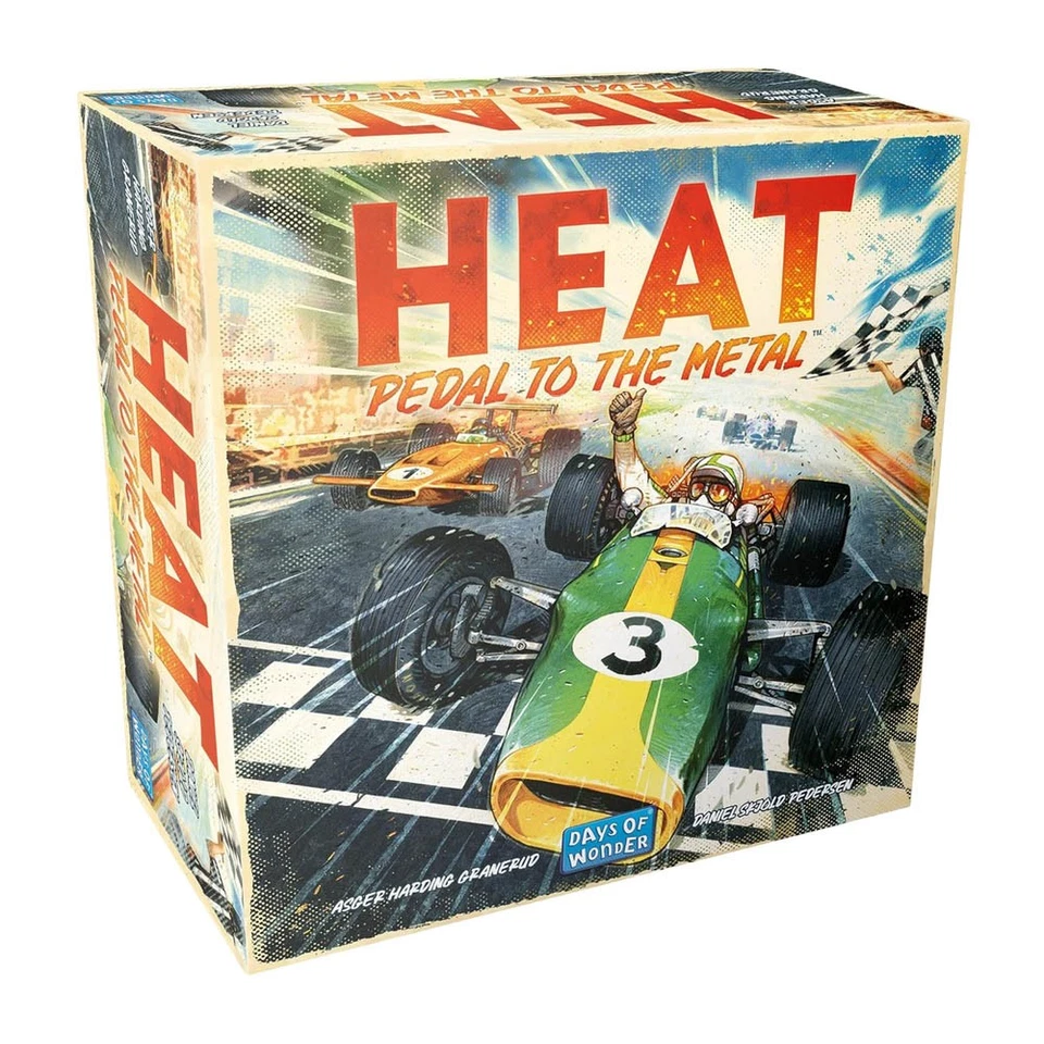 Days of Wonder HEAT Pedal to the Metal Intense Car Racing & Strategy Board Game - Image 1 of 1