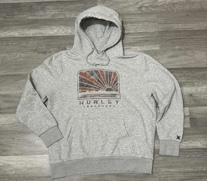 Hurley Hoodie Sweatshirt Pullover Gray Adult Size Medium - Picture 1 of 6