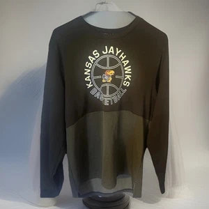 Adidas Kansas Jayhawks Long Sleeve Shirt- Medium, EPC - Picture 1 of 3
