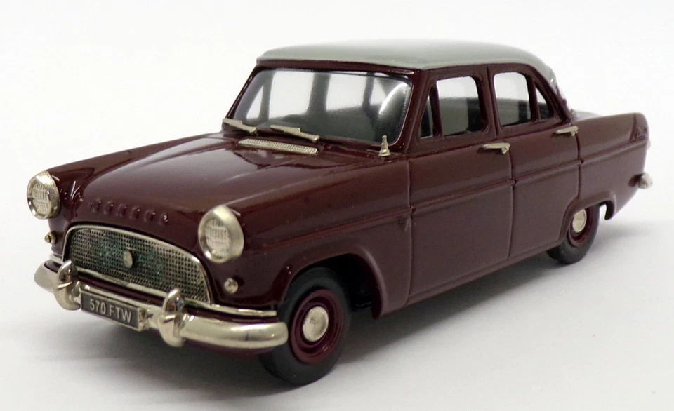 Lansdowne 1/43 Scale LDM57 - 1960 Ford Consul Mk2 - Imperial Maroon/Smoke Grey - Image 1 of 4