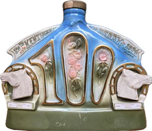 Vintage 1974 Churchill Downs 100th Kentucky Derby Empty Jim Beam Decanter - Picture 1 of 2