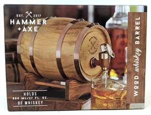 Hammer + Axe Wood Whisky Barrel 27 oz 800 ml infonde aromi dispenser da tavolo - Foto 1 di 4