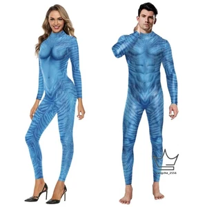 NUEVO Disfraz de Avatar Cosplay Mono Traje Halloween Carnaval Fiesta Trajes Accesorios - Imagen 1 de 16