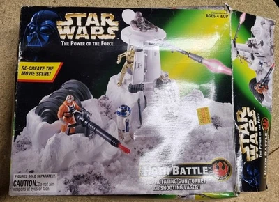 Star Wars POTF Hoth Battle Playset 1997 Kenner Complete w/ Box - Image 1 of 4