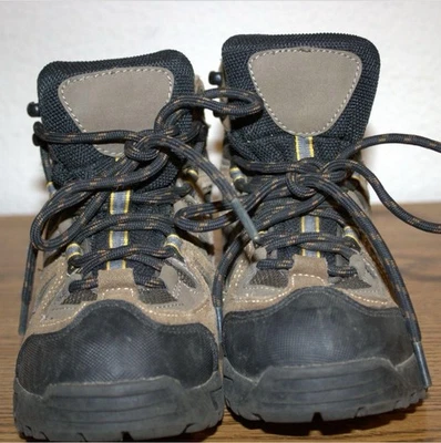 Cherokee Niño Talla 3 Marrón Gamuza Cordones Botines (Nuevo) Foto 1 de 4