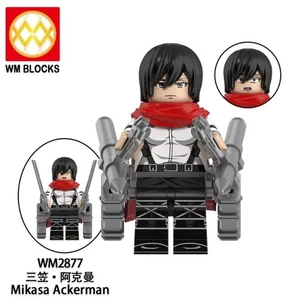 2 inch Custom Attack on Titan, Mikasa Ackerman Minifigure, New/Mint - Picture 1 of 1