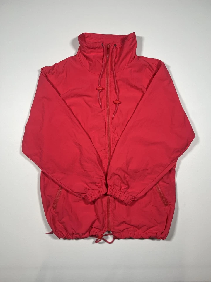 Chaqueta cortavientos vintage Eddie Bauer para mujer pequeña de nailon al aire libre años 90 cremallera Foto 1 de 4