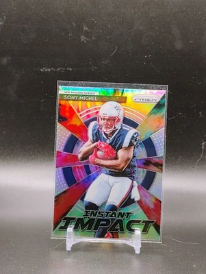 2018 Panini Prizm #II-11 Sony Michel Instant Impact Prizm - Image 1 of 2